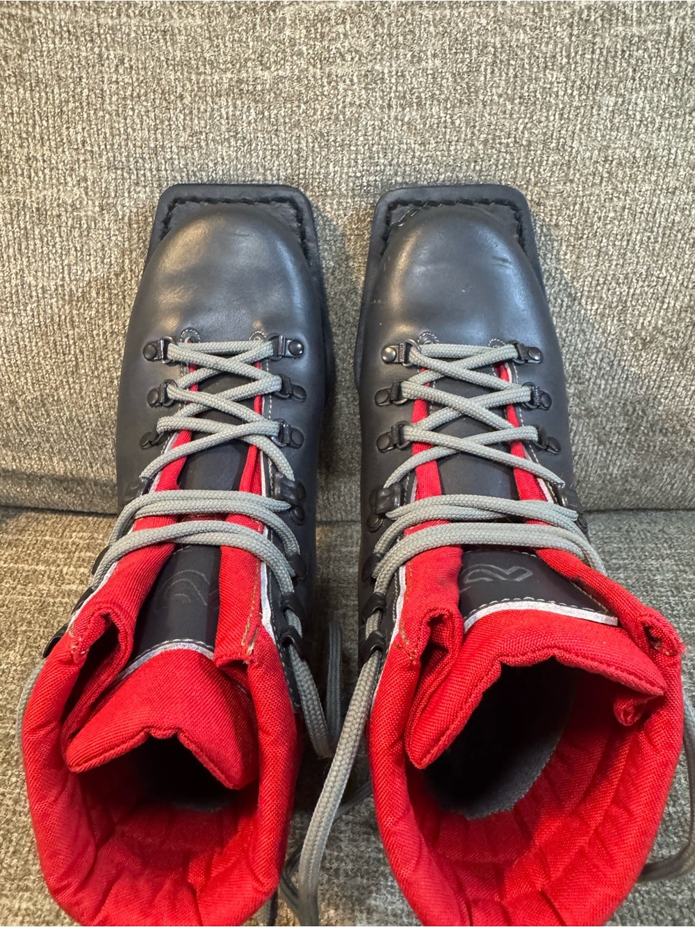 Asolo Vintage Backcountry Nordic Telemark Black ski boots Size 7 - Picture 13 of 15